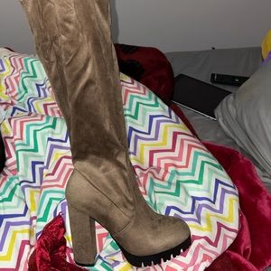 brand new thigh high boots 6.5